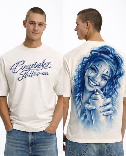 CozyInkz Spray Paint Graphic Tee